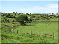 Wind turbine under construction on the ridge between Ardglass Road and Slievehanny Road