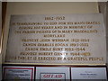 St Mary Magdalen R.C. Church, Mortlake: memorial (iii)