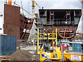 NS3274 : Building Hull 801 at Ferguson Marine shipyard by Thomas Nugent