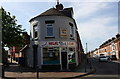 SK6004 : Halal fish & chips shop at Cecil Road / Nedham Street junction by Roger Templeman