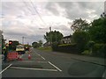 Road works on the B7078 Carlisle Road