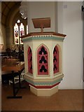 TQ1875 : Holy Trinity, Richmond: pulpit by Basher Eyre