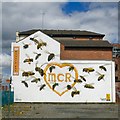 SJ8498 : 22 Bees for Manchester by Gerald England