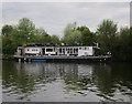 Boat moored on the Thames