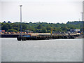 SU4010 : Marchwood Military Pier, Mulberry Jetty by David Dixon