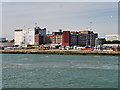 SU4111 : Solent Flour Mills, Southampton Docks by David Dixon