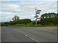 Road junction at Catsley