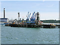 SU4704 : Fawley Oil Refinery Marine Terminal by David Dixon