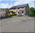 Houses at the northern end of Oliver Jones Crescent, Tredegar