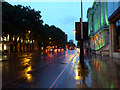 A drizzly evening in Euston Road