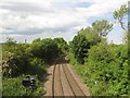 NZ2185 : Minor rail line east of Morpeth by Graham Robson
