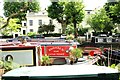 View of Kildaren moored up at Little Venice from Blomfield Road