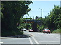 Low railway bridge over Station Road, Baldock