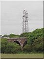 NY0106 : Kirk Beck Viaduct & modern pylons by Matthew Hatton