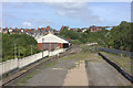 Barry Island station looking east from footbridge