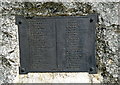 Albaston (Calstock) War Memorial - WWI panel 1