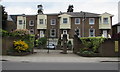 Gated row of four houses, Hampton Court Road, East Molesey