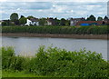 Althorpe village next to the River Trent