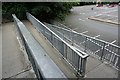 The ramps leading to Sainsbury