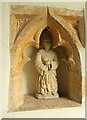 Niche in church porch, Charlton Adam