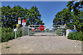 Level crossing to Bax Farm