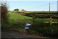 Field between the lanes near Trelean