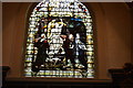 TQ5838 : Church of King Charles the Martyr - stained glass by N Chadwick