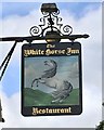 The sign of The White Horse Inn