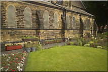 SE2830 : Garden, St Mary's Church, Beeston by Mark Anderson