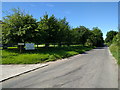 Little Acre farm entrance on Stock Lane