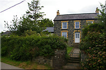 SN0638 : Last house in the village, above Newport / Trefdraeth by Christopher Hilton