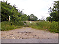 Start of footpath towards Willow Farm