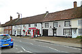 Needham Market High Street - row with Post Office