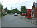 Telephone box on The Street, Ovington