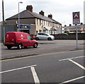 Royal Mail van on a Tremorfa corner, Cardiff