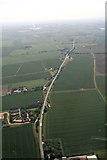 TF1944 : East Heckington and the straightened A17: aerial 2017 by Chris