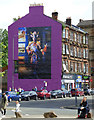 NS5964 : Billy Connolly mural on the Gallowgate by Thomas Nugent