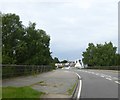 TM0327 : An extremely wide pavement on bridge over A120 by David Smith