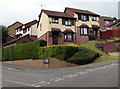 Houses above the corner of Canopus Close and Duncan Close, Cardiff