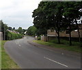 Bend in Greenway Road, Cardiff