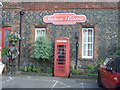 Telephone box outside Station Bistro, Wymondham Railway Station