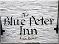 The Blue Peter Inn sign