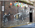 NS5865 : Taxi mural on Mitchell Street by Thomas Nugent