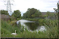 Grand Union canal looking east from Slough basin