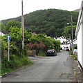 One-way sign, Kiln Road, Llanfoist