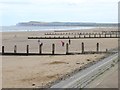 Groynes on the eastern beach at Redcar