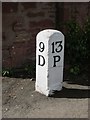 Old Milestone by the B953, Inchture, west of Dundee