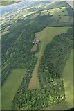 SU7689 : Henleyhill Wood, Luxters Farm and Great Wood, near Skirmett: aerial 2017 by Chris