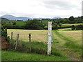 Harvested hay meadows on the west side of Clarkhill Road