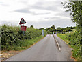 Approaching the Ford on Walcot Lane